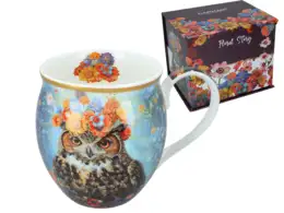 Kubek beczka 475ml Sowa