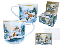 Kubek Zima wszędzie – Lisy CARMANI 500ml